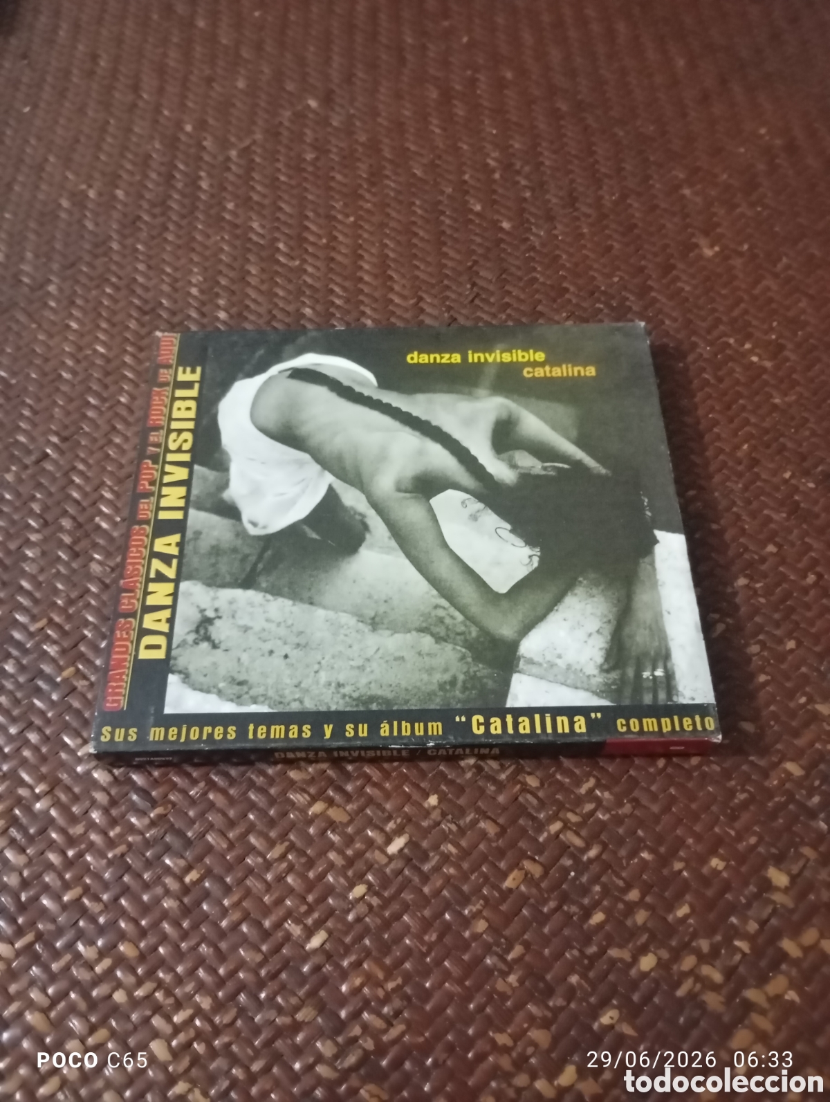 CDs de m&uacute;sica: Danza invisible catalina CD como nuevo