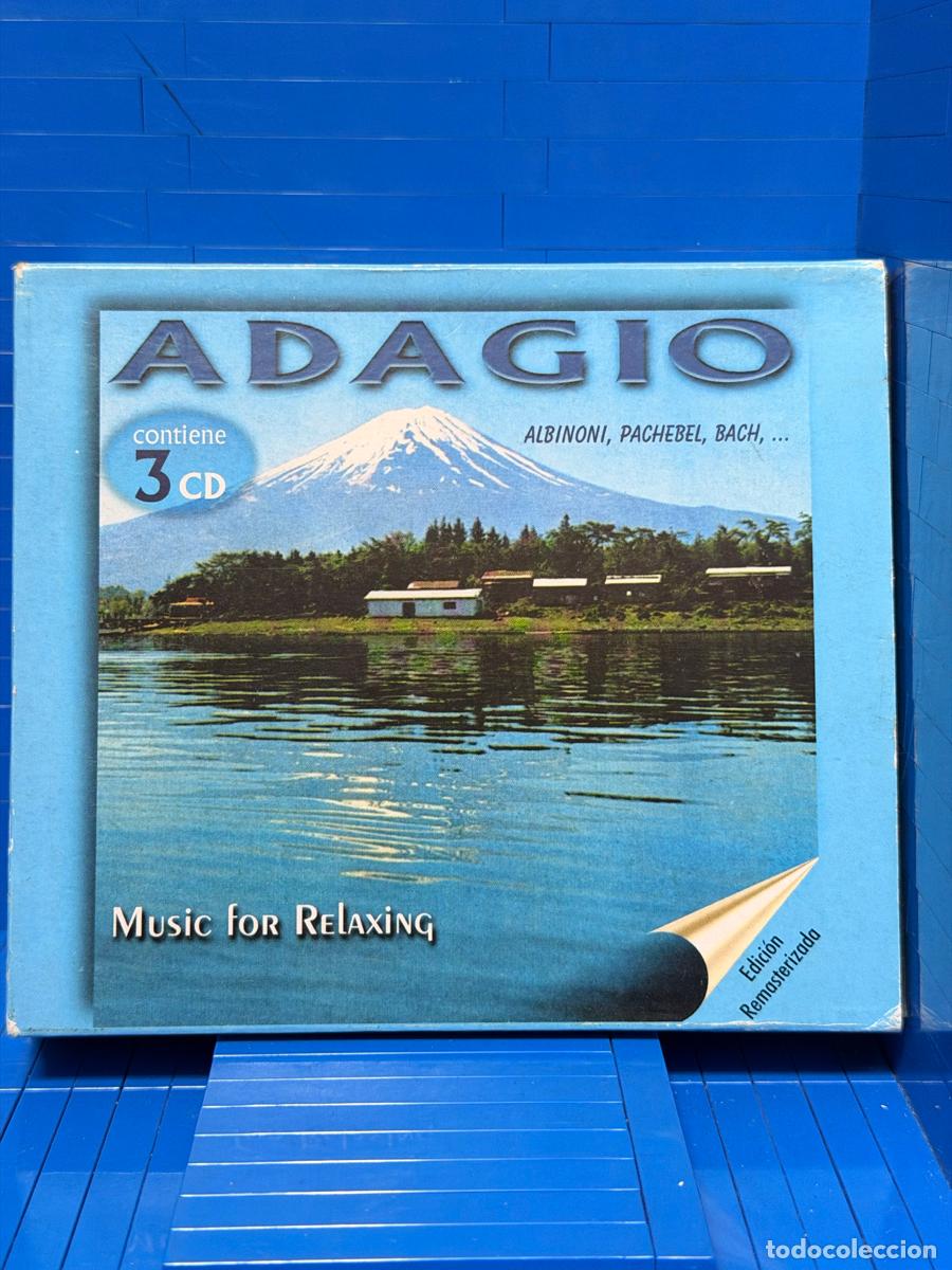 CDs de m&uacute;sica: ADAGIO - MUSIC FOR RELAXING &ndash; VARIOS (ALBINONI, PACHELBEL, BACH, MOZART, BEETHOVEN&hellip;) &ndash; 2002 &ndash; CD