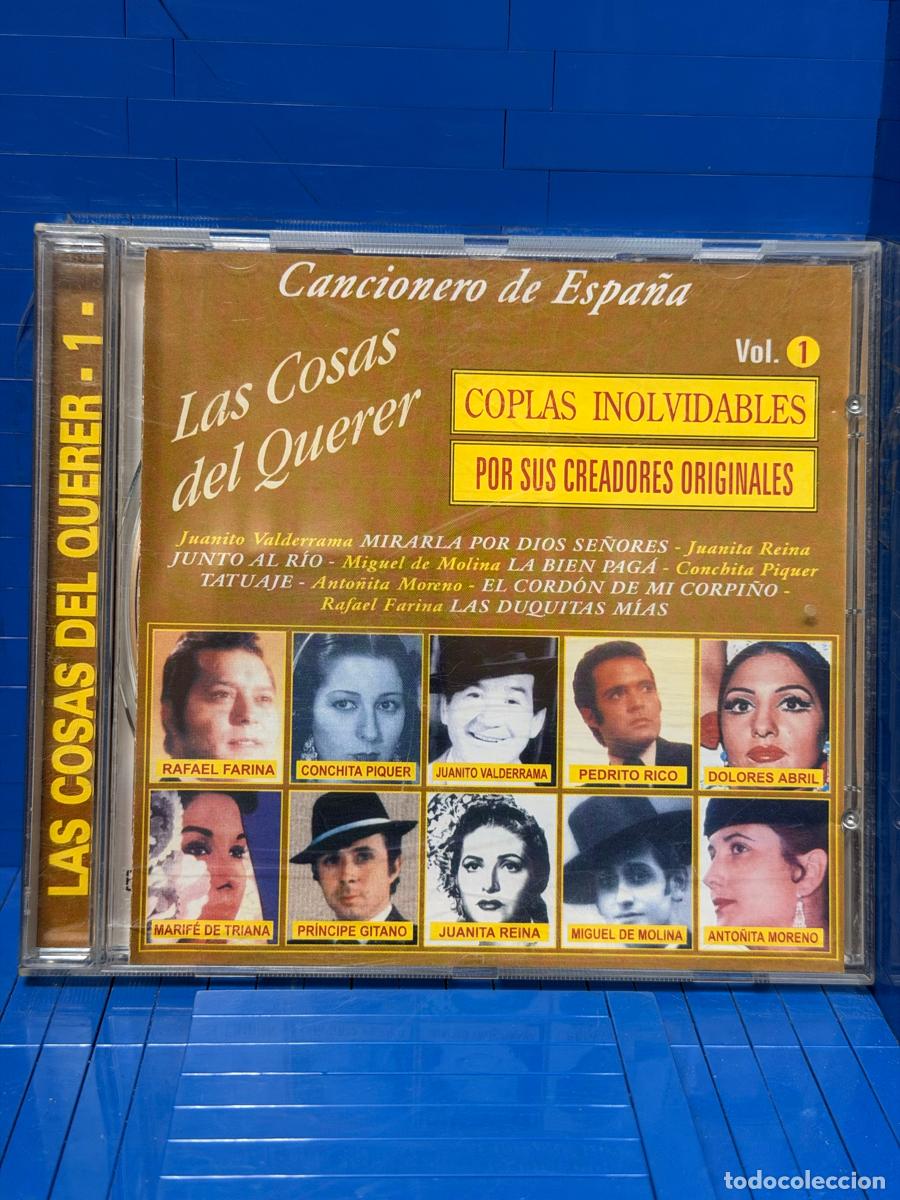 CDs de m&uacute;sica: LAS COSAS DEL QUERER VOL. 1 &ndash; VARIOS (JUANITO VALDERRAMA, JUANITA REINA, MIGUEL DE MOLINA, CONCHITA