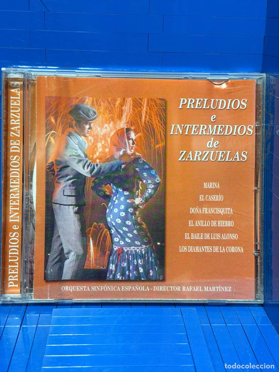CDs de m&uacute;sica: PRELUDIOS E INTERMEDIOS DE ZARZUELA &ndash; ORQUESTA SINF&Oacute;NICA ESPA&Ntilde;OLA, DIRECTOR RAFAEL MART&Iacute;NEZ &ndash; CD