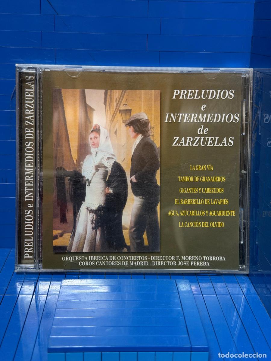CDs de m&uacute;sica: PRELUDIOS E INTERMEDIOS DE ZARZUELAS &ndash; ORQUESTA IB&Eacute;RICA DE CONCIERTOS, COROS CANTORES DE MADRID &ndash; CD