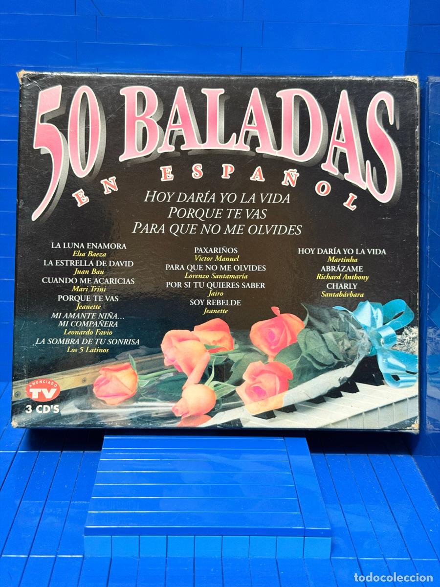 CDs de m&uacute;sica: 50 BALADAS &ndash; VARIOS &ndash; CD
