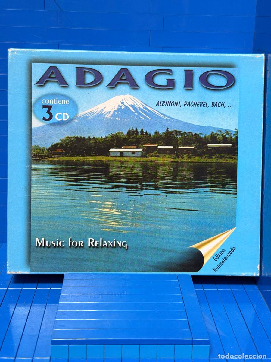 CDs de m&uacute;sica: ADAGIO - MUSIC FOR RELAXING &ndash; VARIOS (ALBINONI, PACHELBEL, BACH, MOZART, BEETHOVEN&hellip;) &ndash; 2002 &ndash; CD