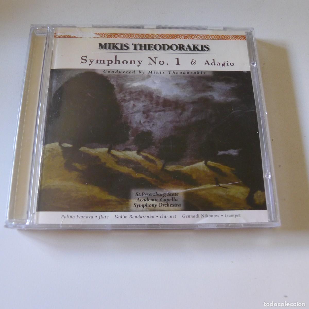 CDs de m&uacute;sica: Mikis Theodorakis &ndash; Symphony No. 1 & Adagio CD