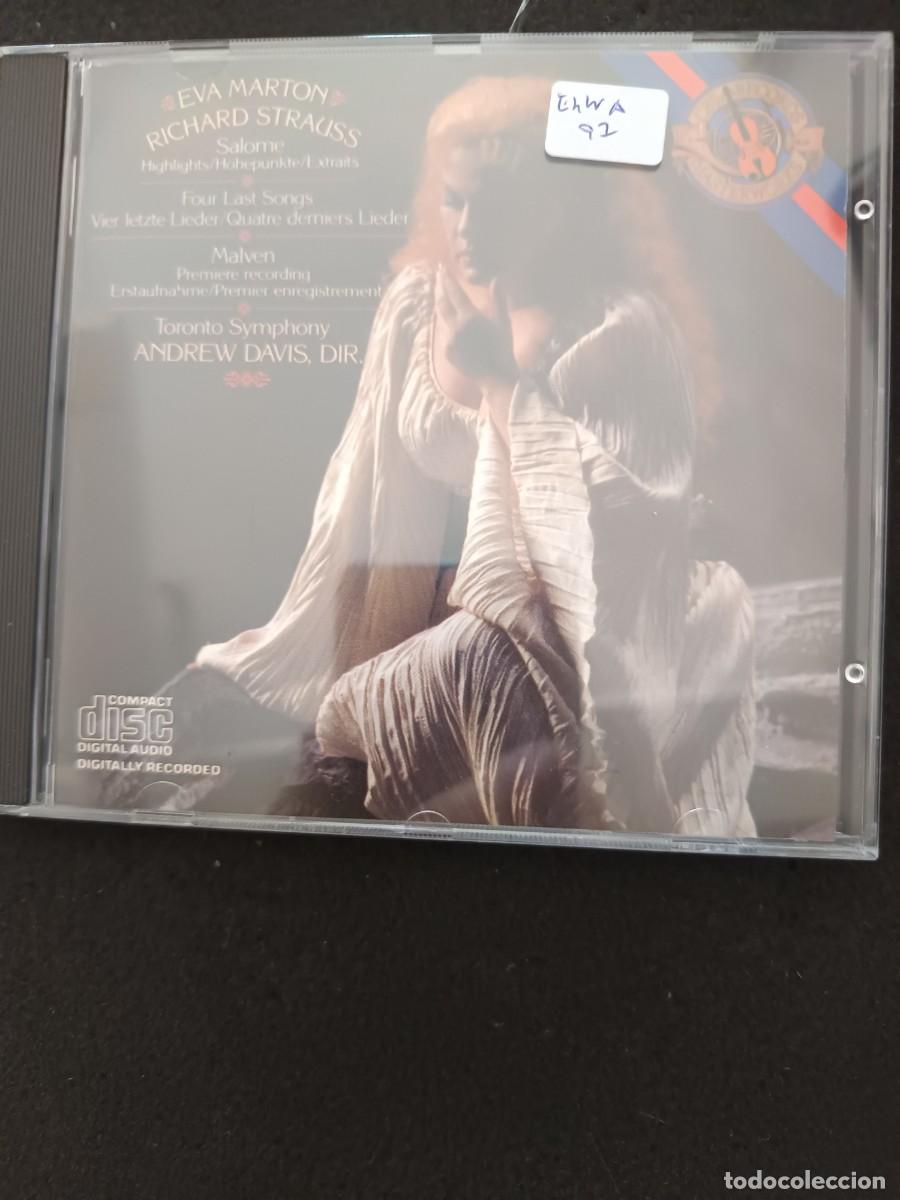 CDs de m&uacute;sica: EVA MARTON. RICHARD STRAUSS: DANZA DE LOS 7 VELOS / EL AMOR DE DANAE / 4 ULTIMOS LIEDER