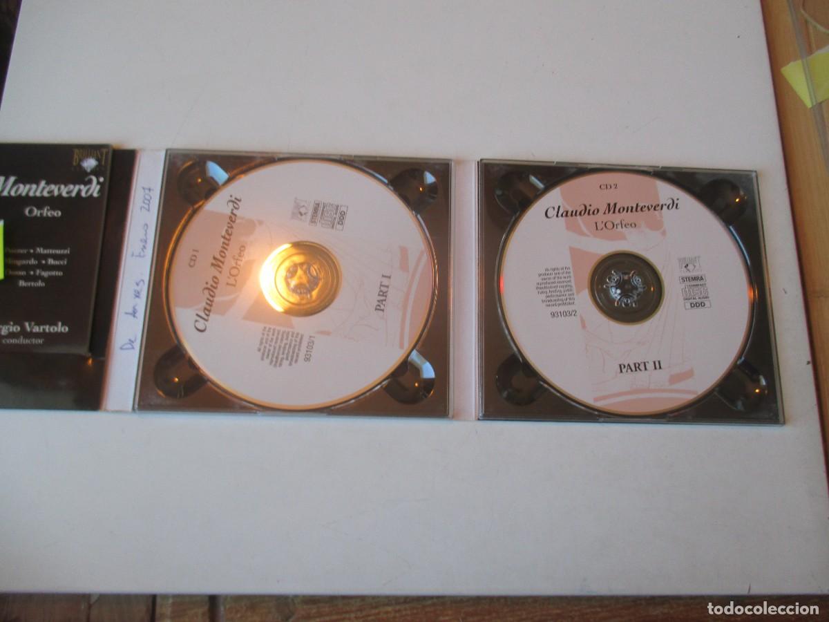 CDs de m&uacute;sica: MONTEVERDI L&acute;ORFEO ( 2 CD) Z655 - Foto 3