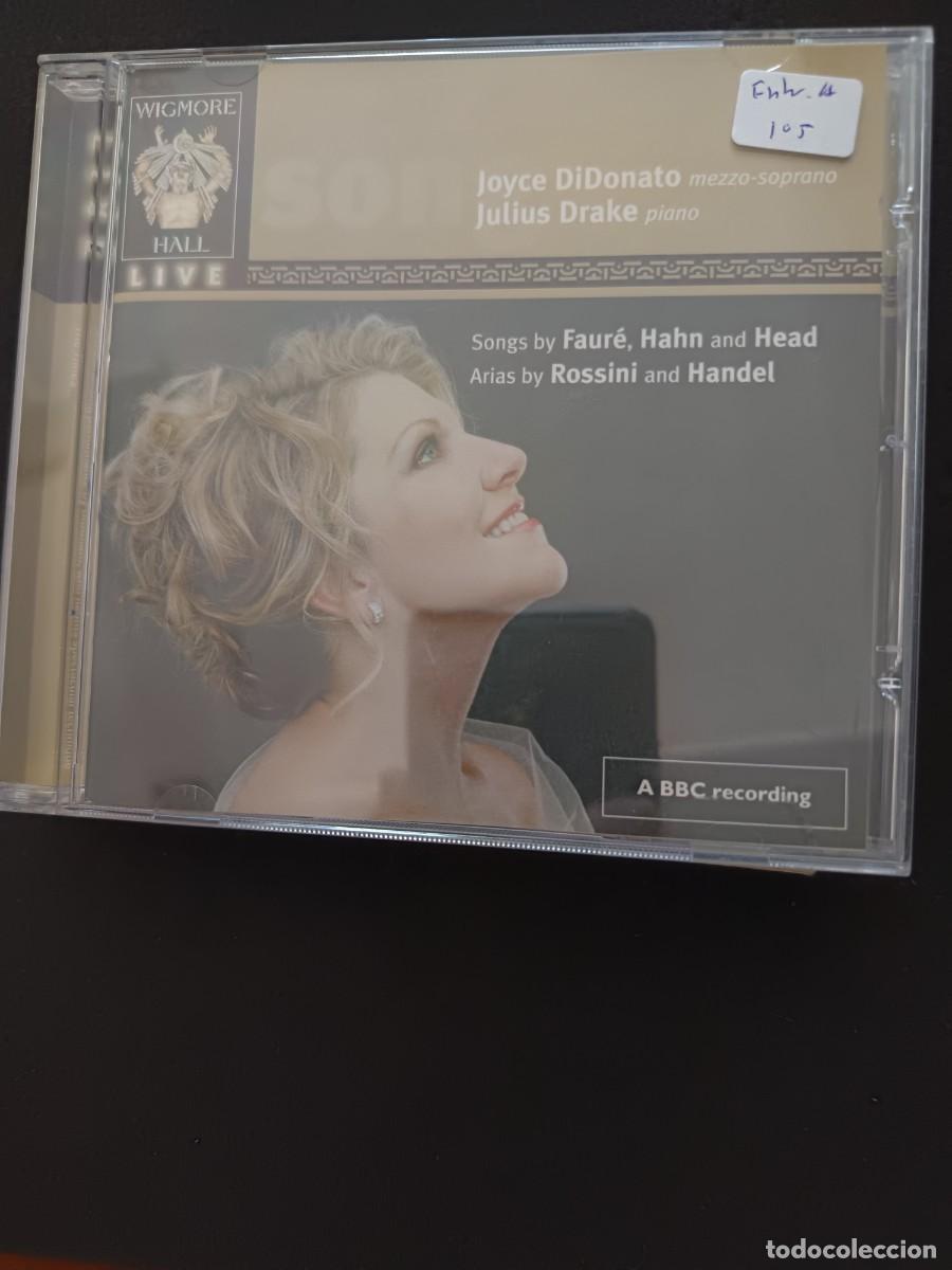 CDs de m&uacute;sica: JOYCE DIDONATO, MEZZO-SOPRANO. JULIUS DRAKE, PIANO. SONGS BY FAUR&Eacute;, HAHN, AND HEAD. ARIAS BY ROSSINI