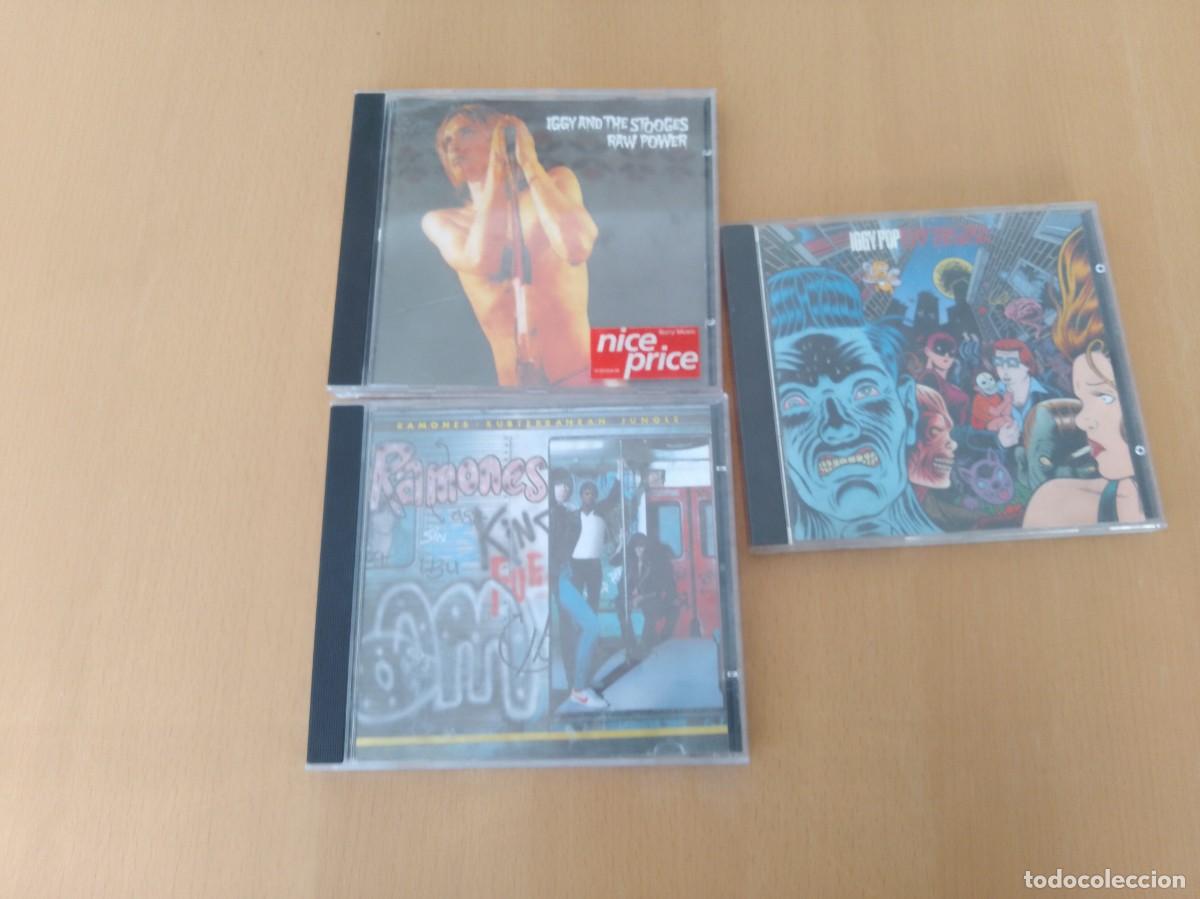 Music CDs: Lote liquidacion Punk-rock 70-80s3 cds ( Stooges// Ramones// Iggy Pop) Cd