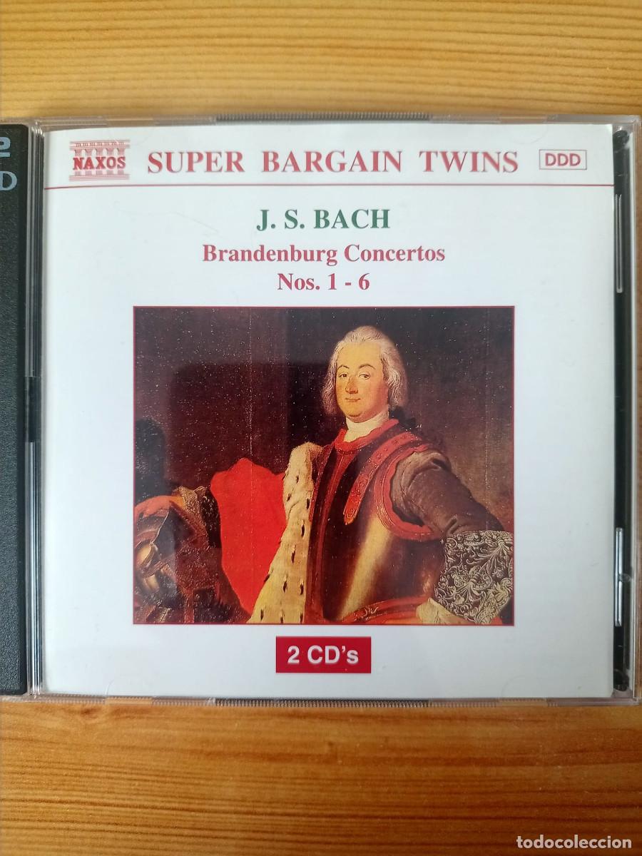 CDs de m&uacute;sica: Bach &ndash; Conciertos de Brandeburgo &ndash; 2 CD &ndash; Naxos 8.520007
