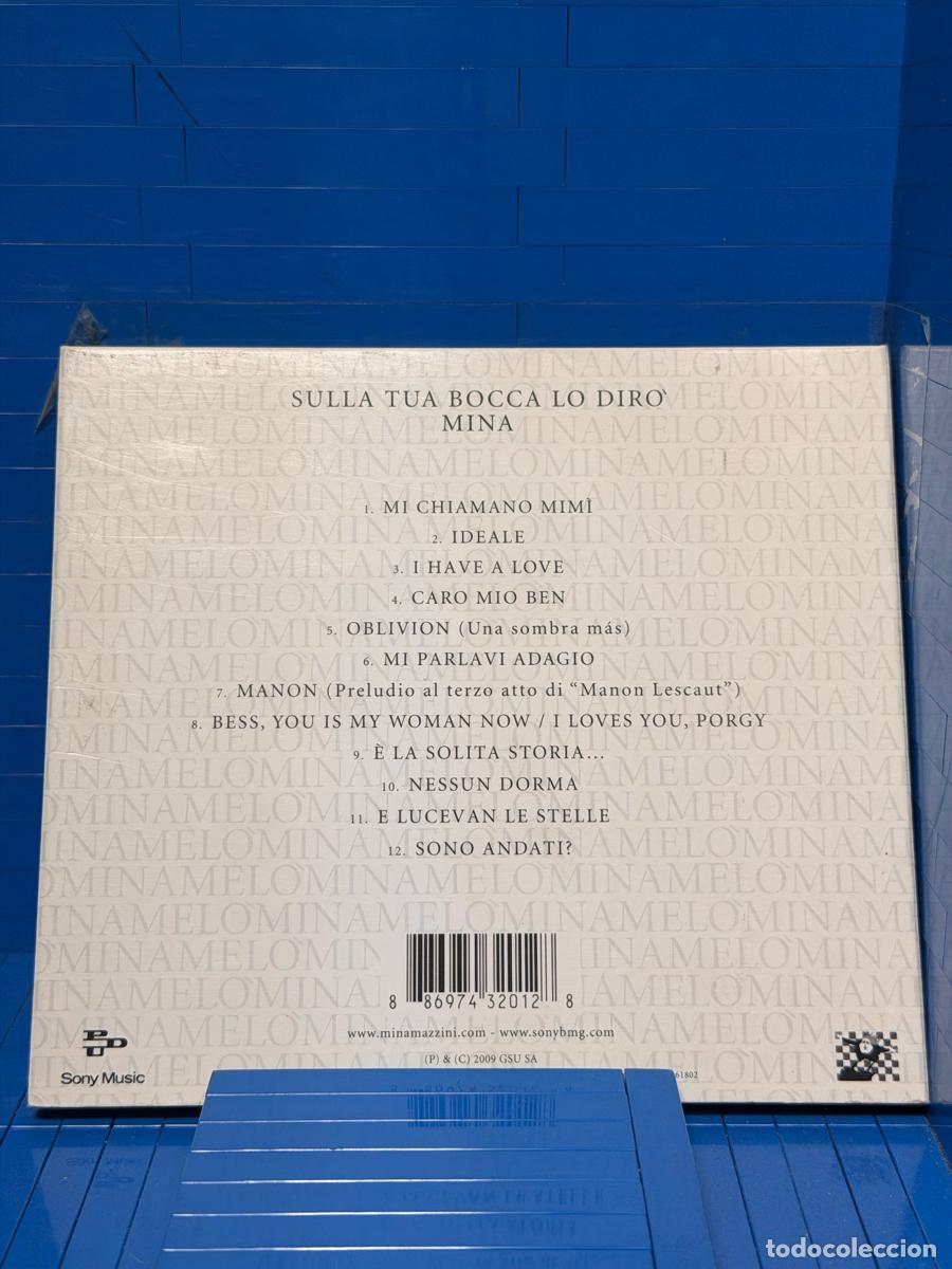 CDs de m&uacute;sica: SULLA TUA BOCCA LO DIR&Ograve; &ndash; MINA &ndash; 2009 &ndash; CD - Foto 2