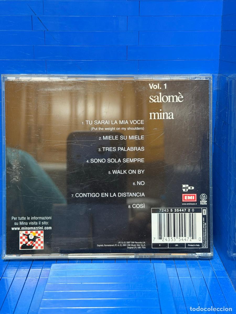 CDs de m&uacute;sica: SALOM&Egrave; VOL. 1 &ndash; MINA &ndash; 2001 &ndash; CD - Foto 2
