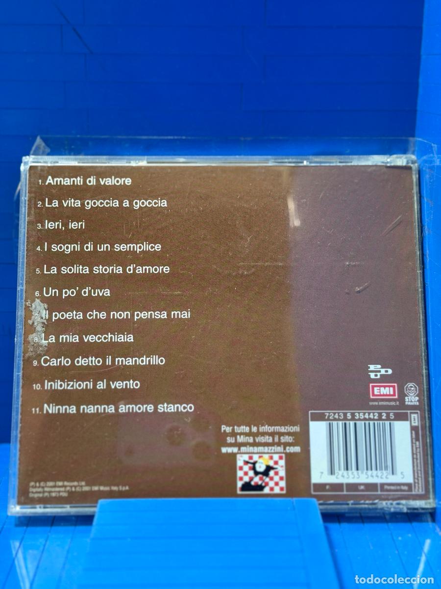 CDs de m&uacute;sica: AMANTI DI VALORE &ndash; MINA &ndash; 2001 &ndash; CD - Foto 2