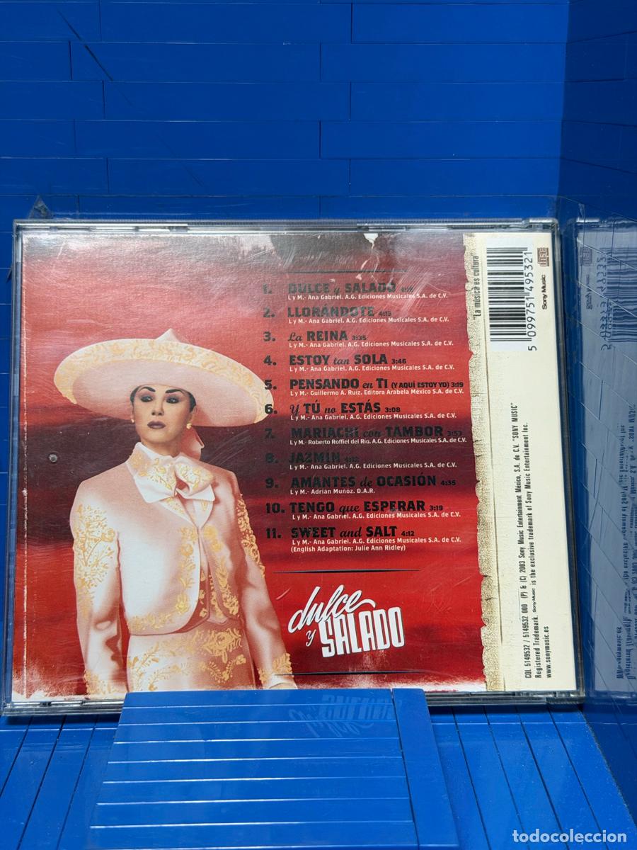 CDs de m&uacute;sica: DULCE Y SALADO &ndash; ANA GABRIEL &ndash; 2003 &ndash; CD - Foto 2