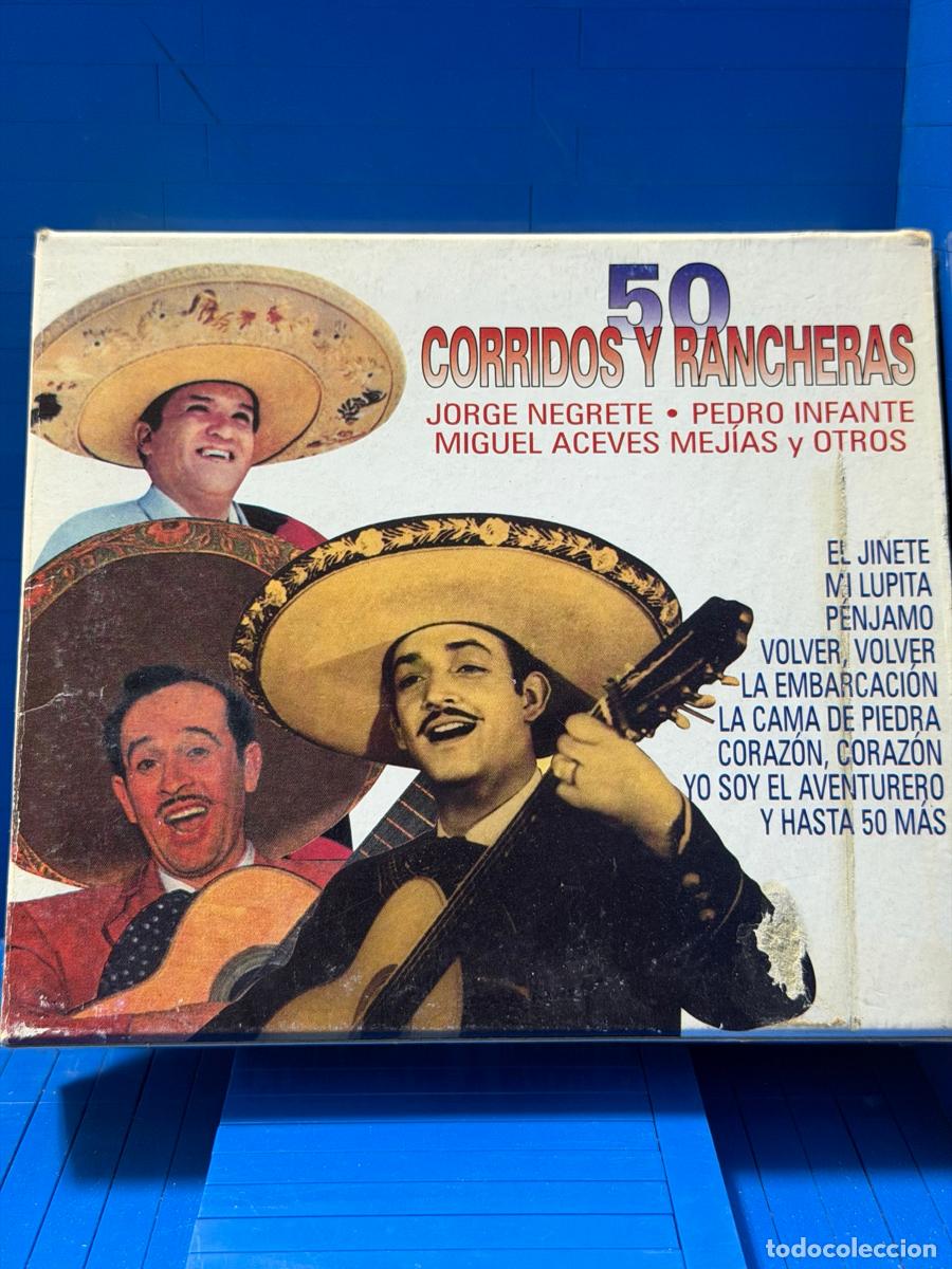 CDs de m&uacute;sica: CORRIDOS Y RANCHERAS &ndash; JORGE NEGRETE, PEDRO INFANTE, MIGUEL ACEVES MEJ&Iacute;AS Y OTROS &ndash; CD