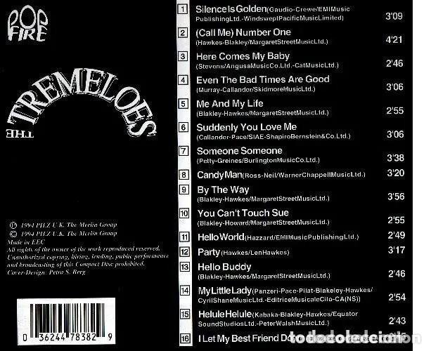 CDs de m&uacute;sica: THE TREMELOES. CD. POP. - Foto 2