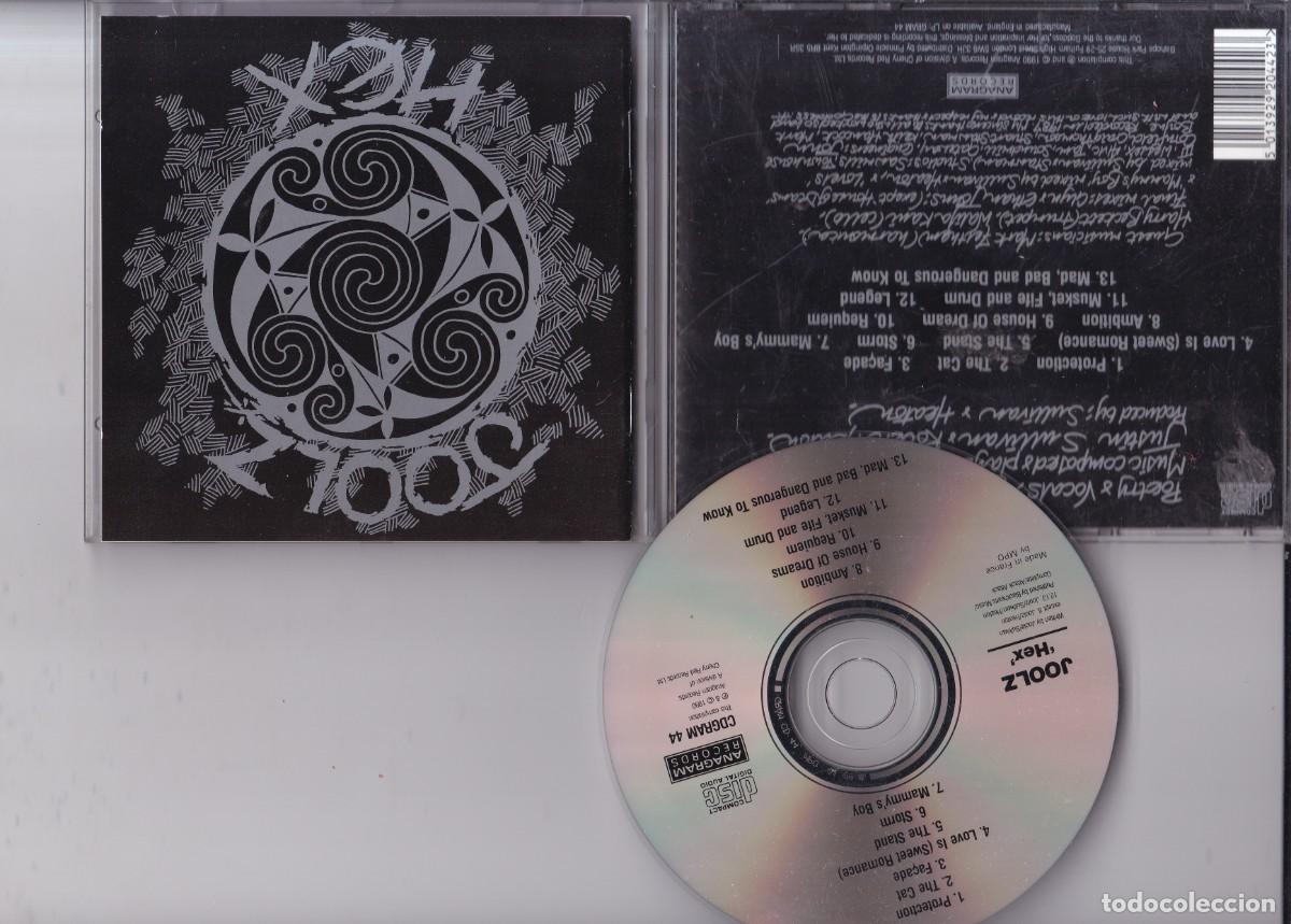 CDs de m&uacute;sica: JOOLZ &rdquo; HEX &rdquo; - CDGRAM 44 - ANAGRAM RECORDS FRANCE 1990 / 13 TRACKS