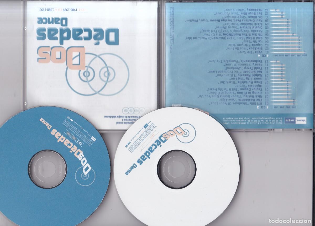 CDs de m&uacute;sica: DOS D&Eacute;CADAS DANCE 1986/1989 - 1988/1993 - DOUBLE CD . BLANCO Y NEGRO MXCD 1200