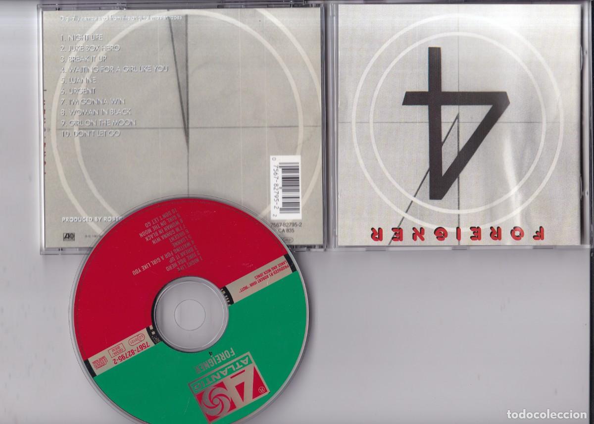 CDs de m&uacute;sica: FOREIGNER 4 - CD ATLANTIC - WARNER MUSIC GERMANY 1981 / 10 TRACKS