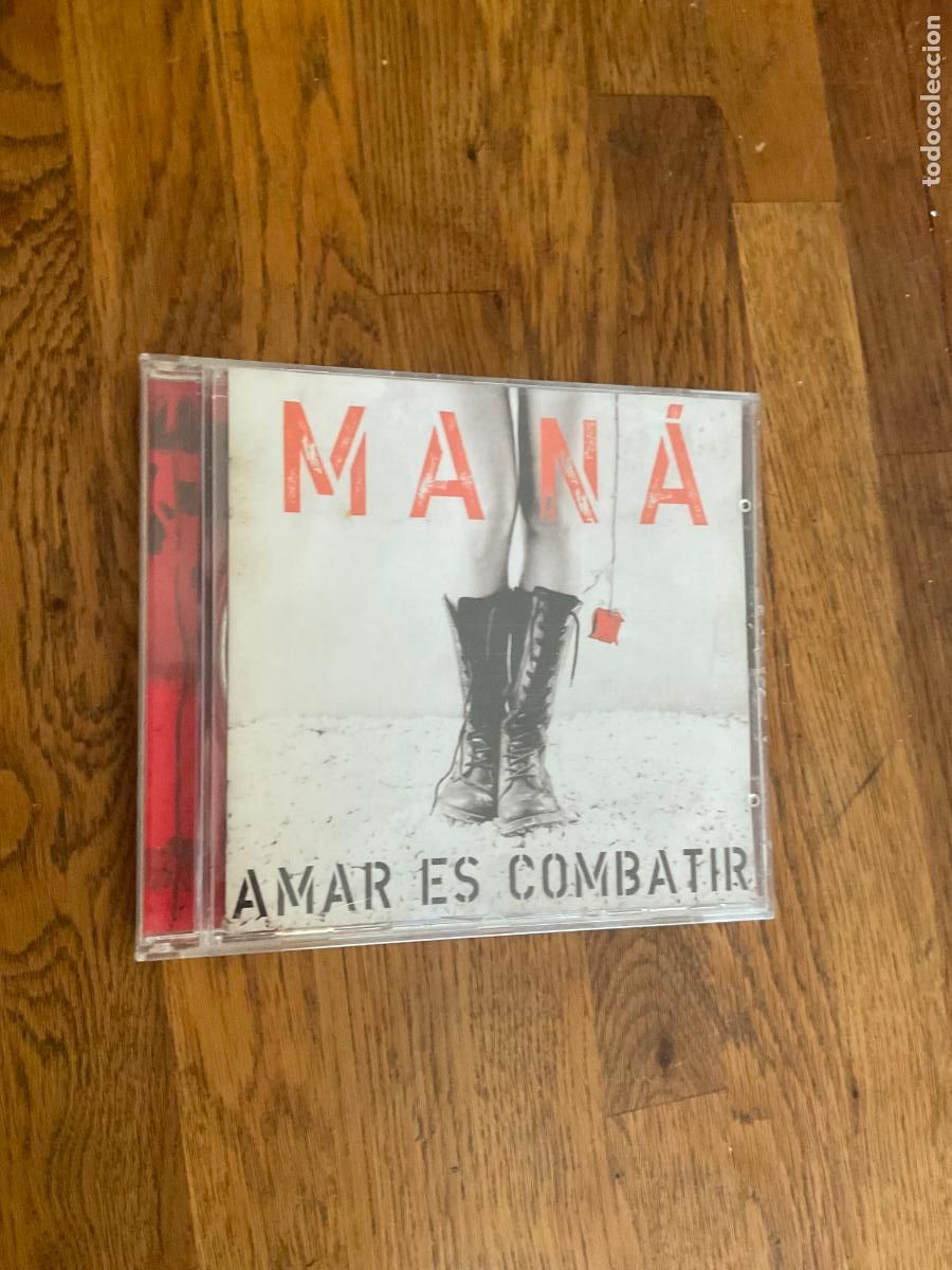 CDs de m&uacute;sica: *PEDIDO MINIMO 5 EUROS* - MANA - AMAR ES COMBATIR - CD ORIGINAL