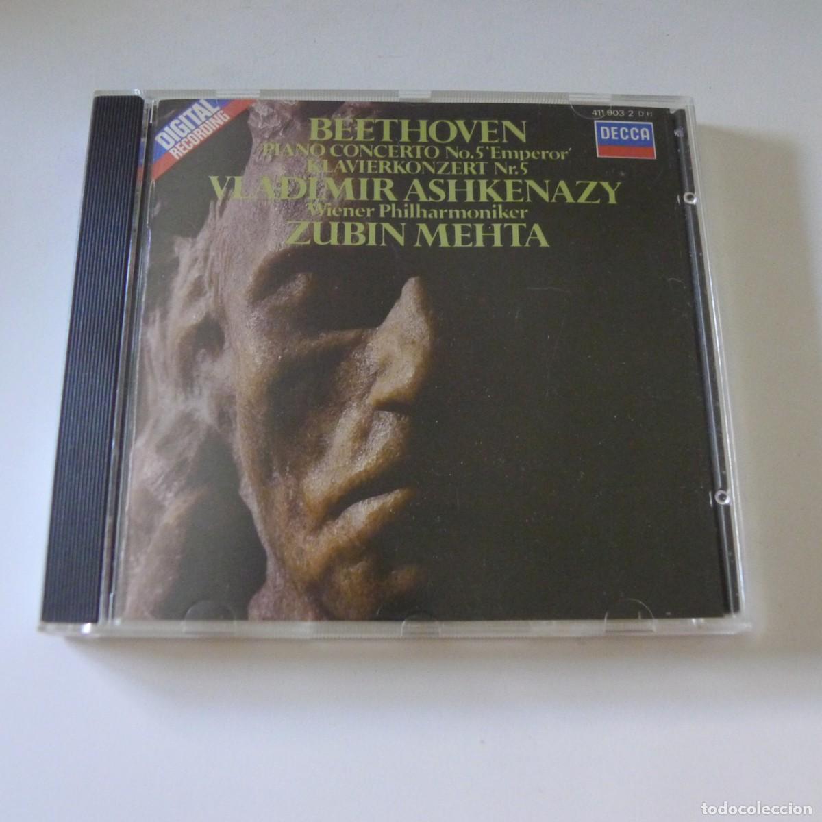 CDs de m&uacute;sica: Beethoven, Vladimir Ashkenazy, , Zubin Mehta &ndash; Piano Concerto No. 5 'Emperor' CD