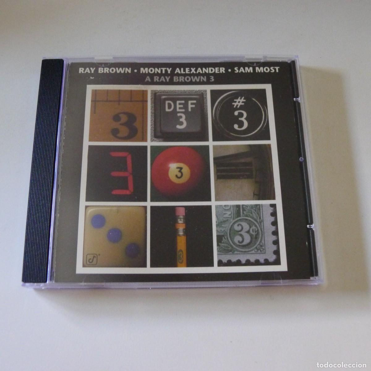 CDs de m&uacute;sica: Ray Brown, Monty Alexander, Sam Most &ndash; A Ray Brown 3 CD edicion US