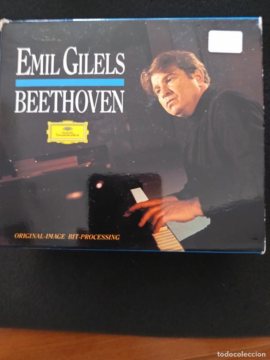 CDs de m&uacute;sica: 9 CD. BEETHOVEN. SOTANAS. PIANO: EMIL GILELS. DEUTSCHE GRAMMOPHON