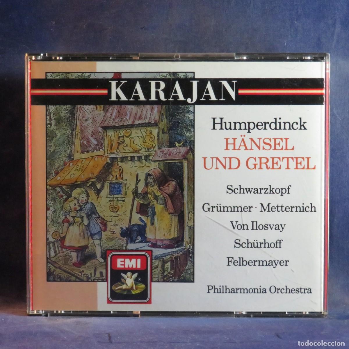 CDs de m&uacute;sica: HUMPERDINCK / KARAJAN / SCHWARZKOPF/ PHILHARMONIA ORCHESTRA (Y M&Aacute;S) &ndash; H&Auml;NSEL UND GRETEL - 2 CD