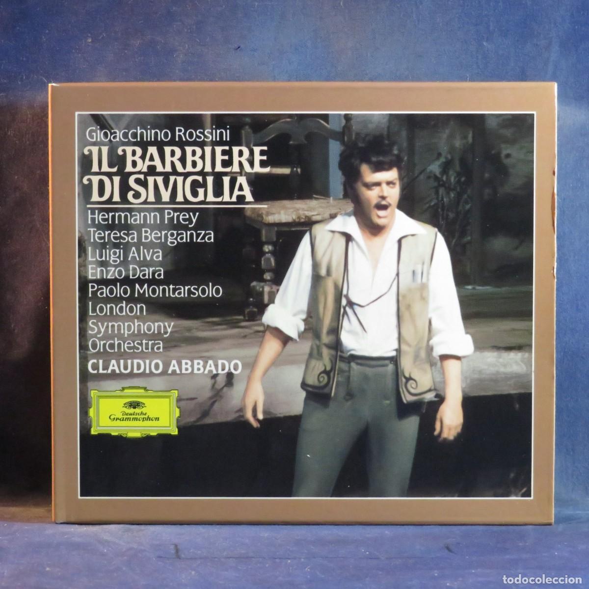 CDs de m&uacute;sica: GIOACCHINO ROSSINI - HERMANN PREY, TERESA BERGANZA, (+ VARIOS) &ndash; IL BARBIERE DI SIVIGLIA - 2 CD