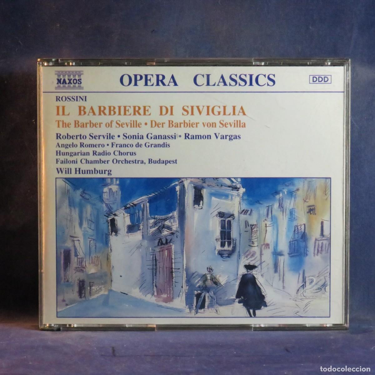 CDs de m&uacute;sica: ROSSINI - SERVILE, GANASSI, VARGAS, ROMERO (+ VARIOS) &ndash; IL BARBIERE DI SIVIGLIA - 2 CD