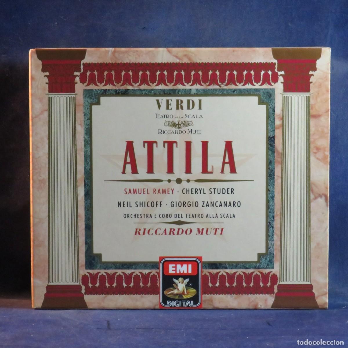 CDs de m&uacute;sica: VERDI - SAMUEL RAMEY, CHERYL STUDER, NEIL SHICOFF, (+ VARIOS) &ndash; ATTILA - 2 CD