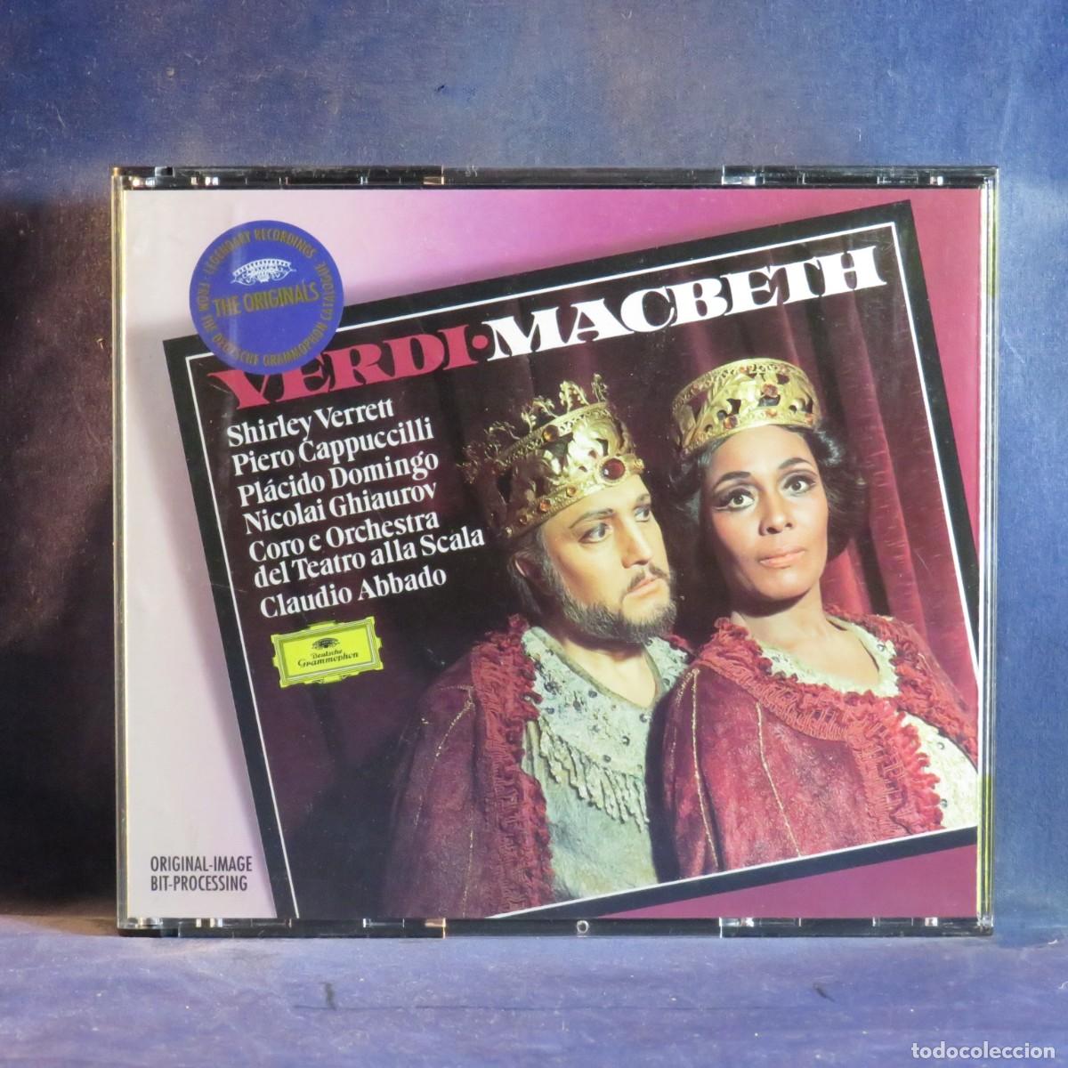 CDs de m&uacute;sica: VERDI - SHIRLEY VERRETT, PIERO CAPPUCCILLI, PL&Aacute;CIDO DOMINGO, (+ VARIOS) &ndash; MACBETH - 2 CD