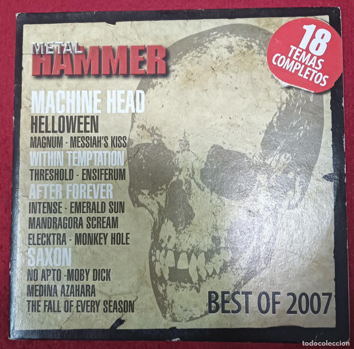 CDs de m&uacute;sica: CD COMPILATION - Metal Hammer - Bset of 2007 - Machine Head / Helloween / Magnum (NM/NM)