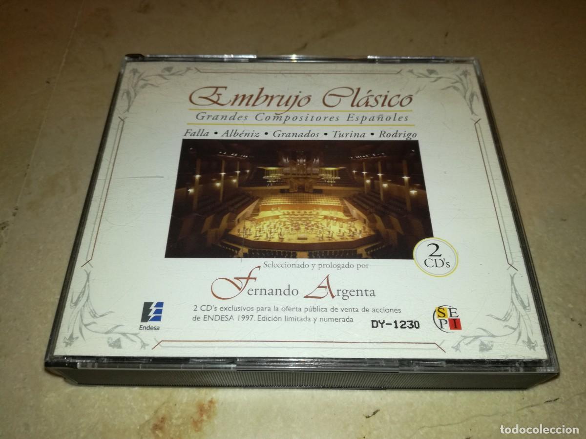 CDs de m&uacute;sica: EMBRUJO CLASICO-GRANDES COMPOSITORES ESPA&Ntilde;OLES-FALLA, ALB&Eacute;&Ntilde;IZ, GRANADOS