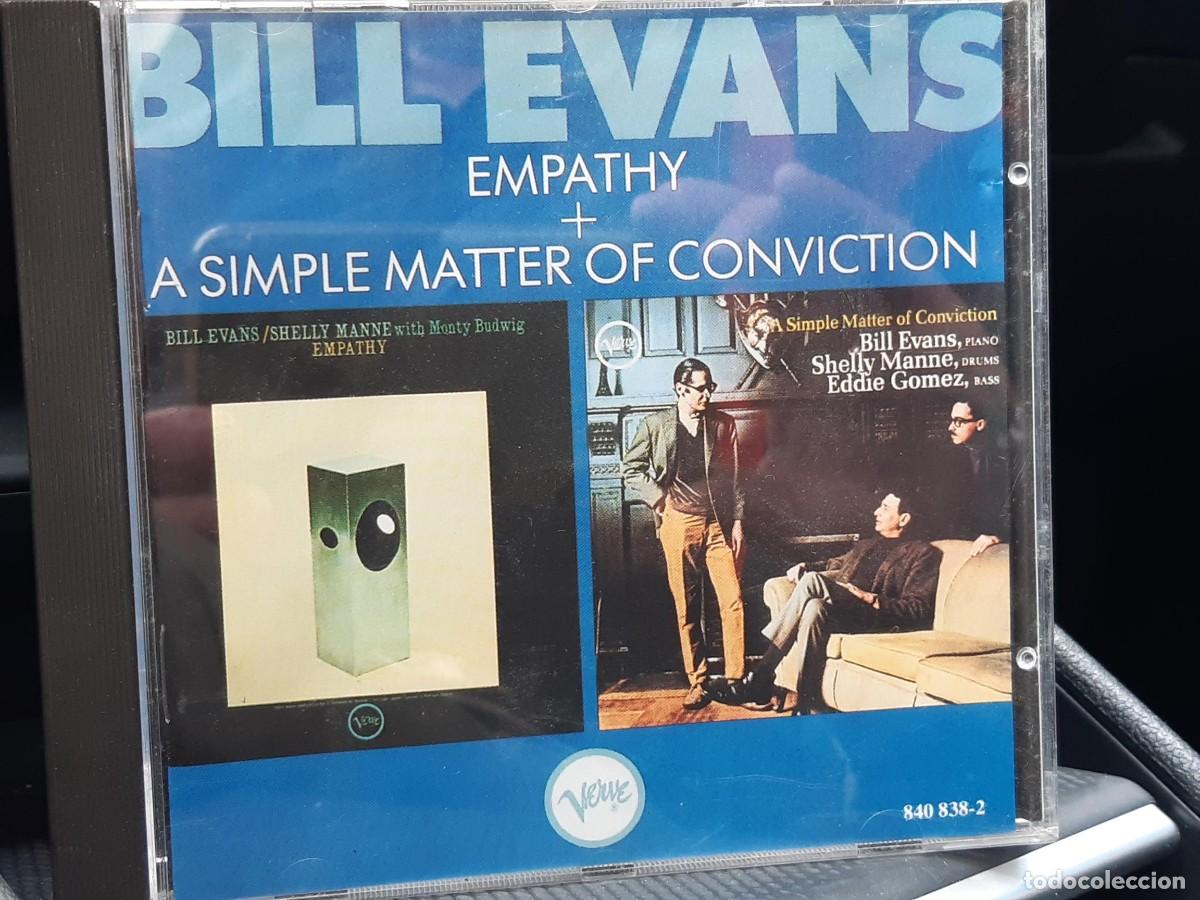 CDs de m&uacute;sica: BILL EVANS. EMPATHY+A SIMPLE MATTER OF CONVICTION. CD.