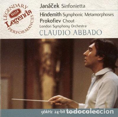 CDs de m&uacute;sica: Jan&aacute;ček: Sinfonietta / Hindemith: Symphonic Metamorphoses / Prokofiev: Chout- 0028947026426