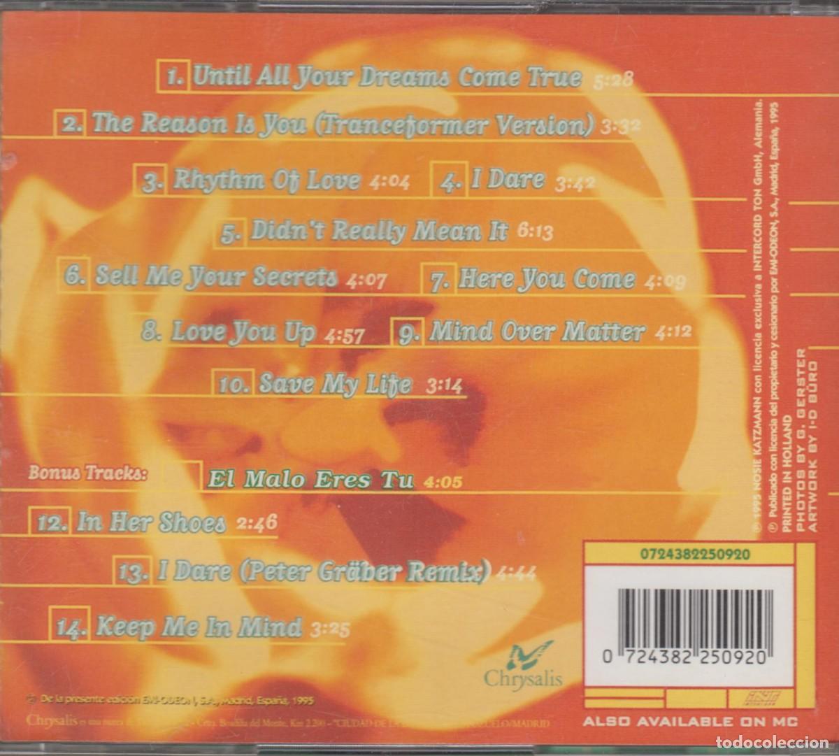 CDs de m&uacute;sica: Nina cd Dare! 1995 Spain - Foto 2