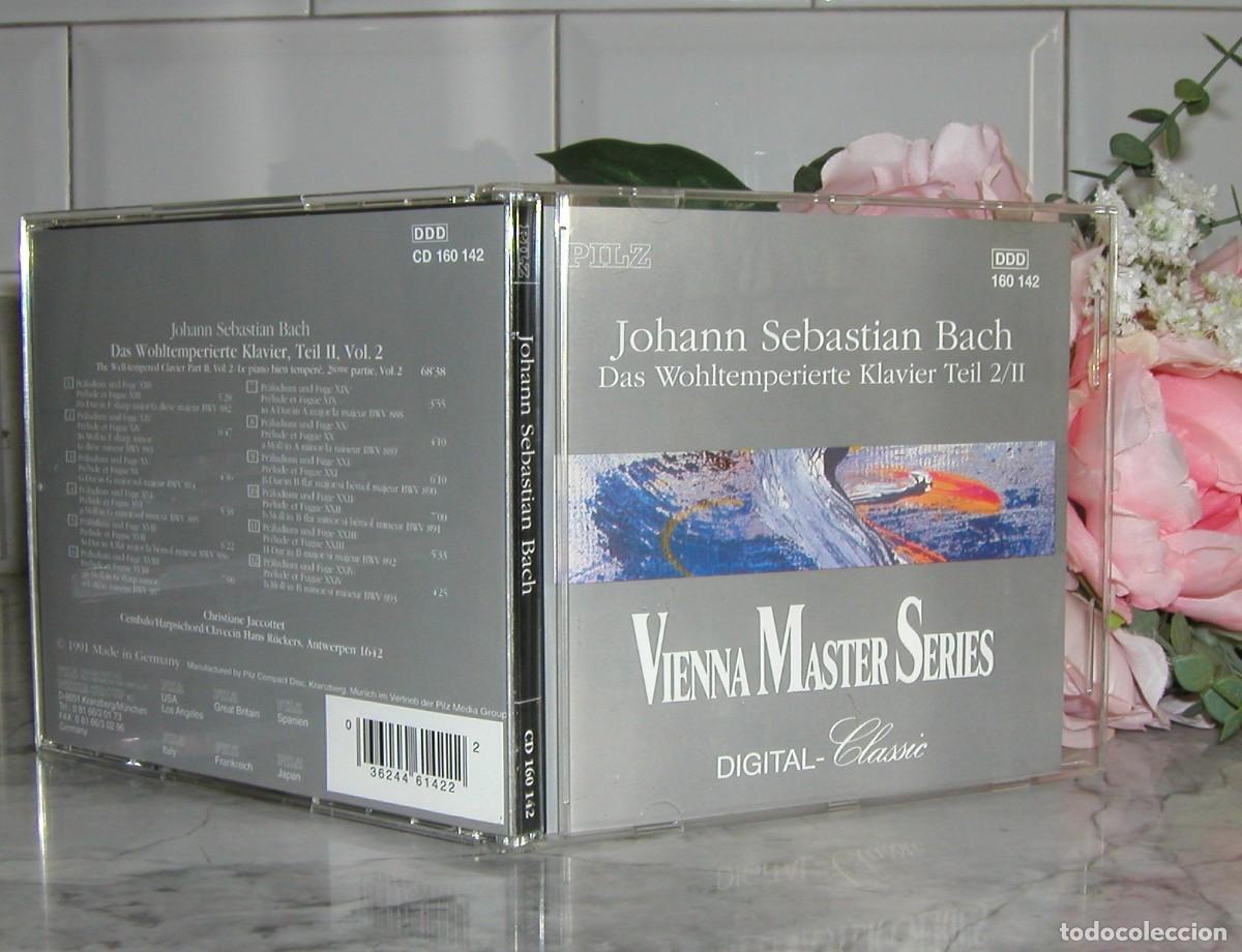 CDs de m&uacute;sica: CD Johann Sebastian Bach Vienna Master series M&uacute;sica cl&aacute;sica Das Wohltemperierte Klavier A&ntilde;o 1989