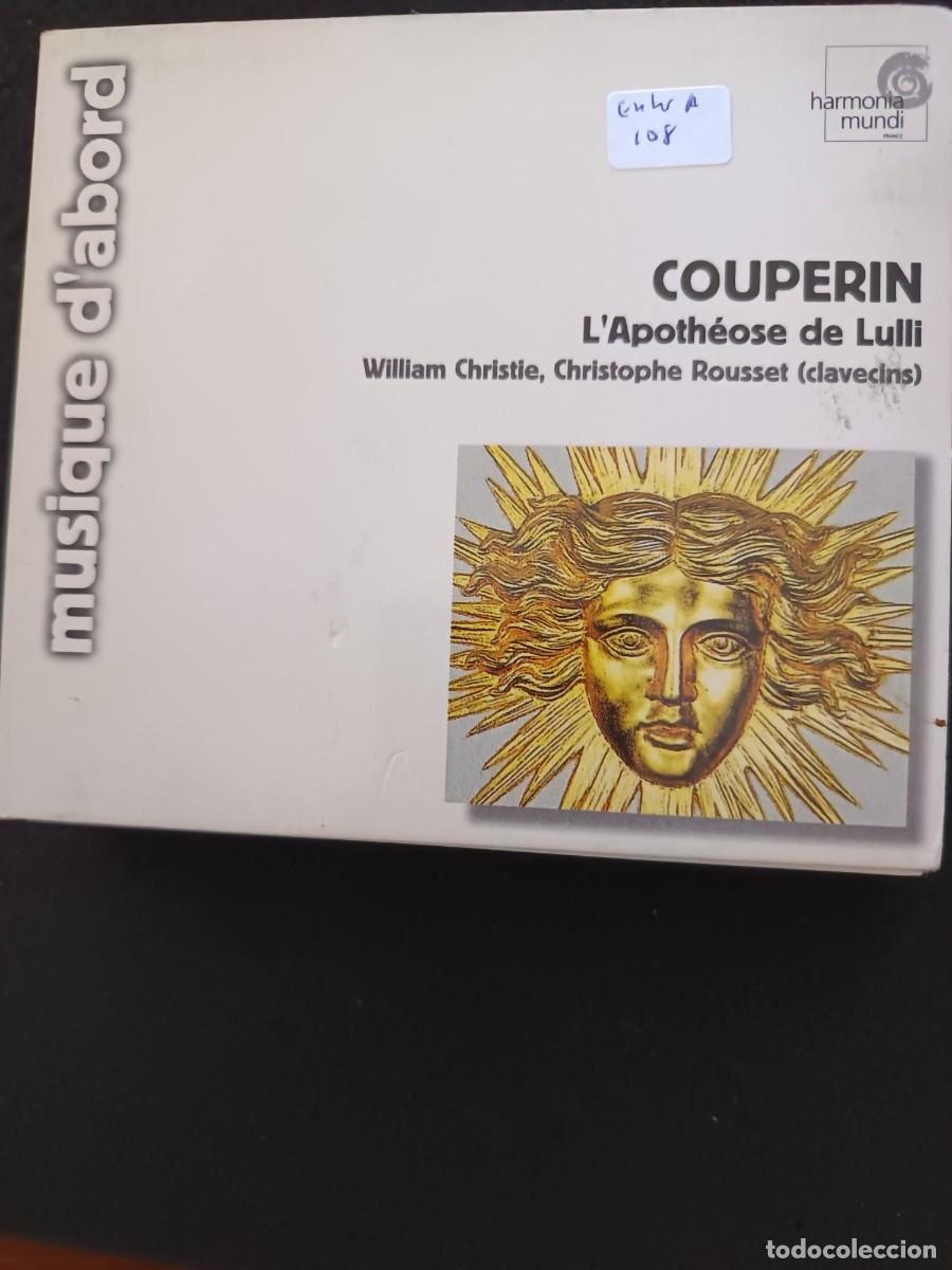 CDs de m&uacute;sica: COUPERIN: L'APOTH&Eacute;OSE DE LULLI. CLAVECINS: WILLIAM CHRISTIE, CHRISTOPHE ROUSSET