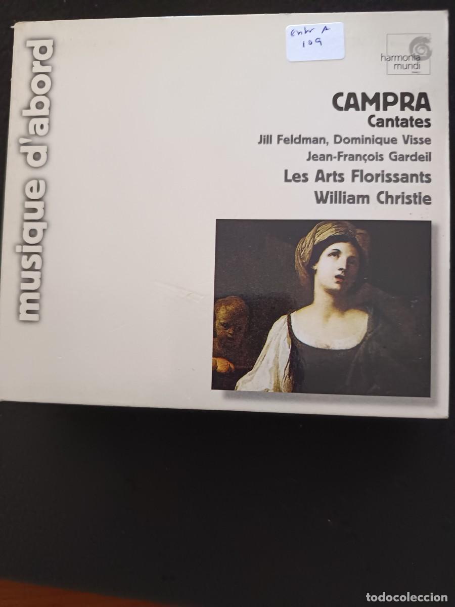 CDs de m&uacute;sica: CAMPRA: CANTATES. JILL FELDMAN, DOMINIQUE VISSE, JEAN-FRAN&Ccedil;&Oacute;IS GARDEIL. LES ARTS FLORISSANTS