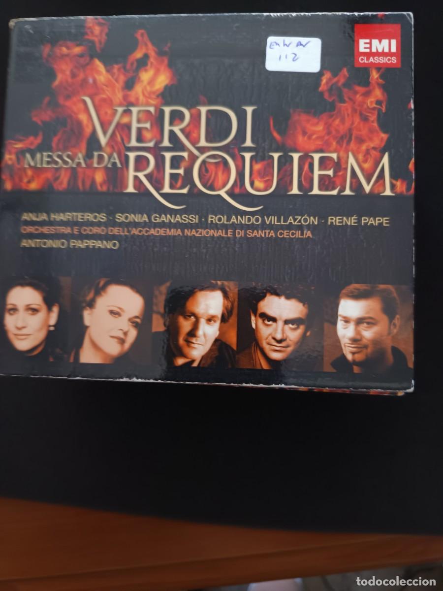 CDs de m&uacute;sica: 2 CD VERDI: REQUIEM. DIR.: ANTONIO PAPPANO.- INT&Eacute;R.: HARTEROS, GANASSI, VILLAZ&Oacute;N, PAPE