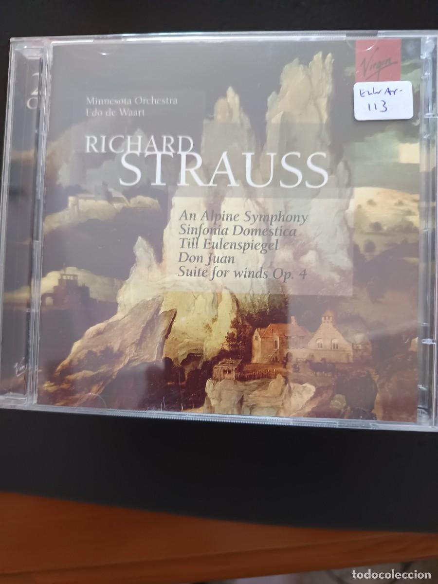 CDs de m&uacute;sica: 2 CD RICHARD STRAUSS: AN ALPINE SYMPHONY, SINFONIA DOMESTICA, TILL EULENSPIEGEL, DON JUAN, SUITE FO