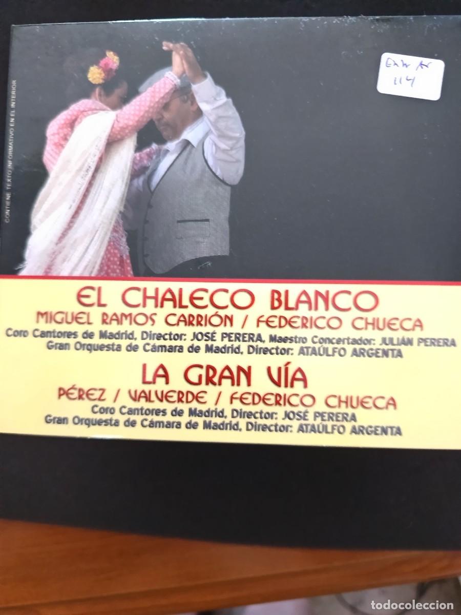 CDs de m&uacute;sica: EL CHALECO BLANCO / LA GRAN V&Iacute;A.- DIR.: ATA&Uacute;LFO ARGENTA - Foto 1