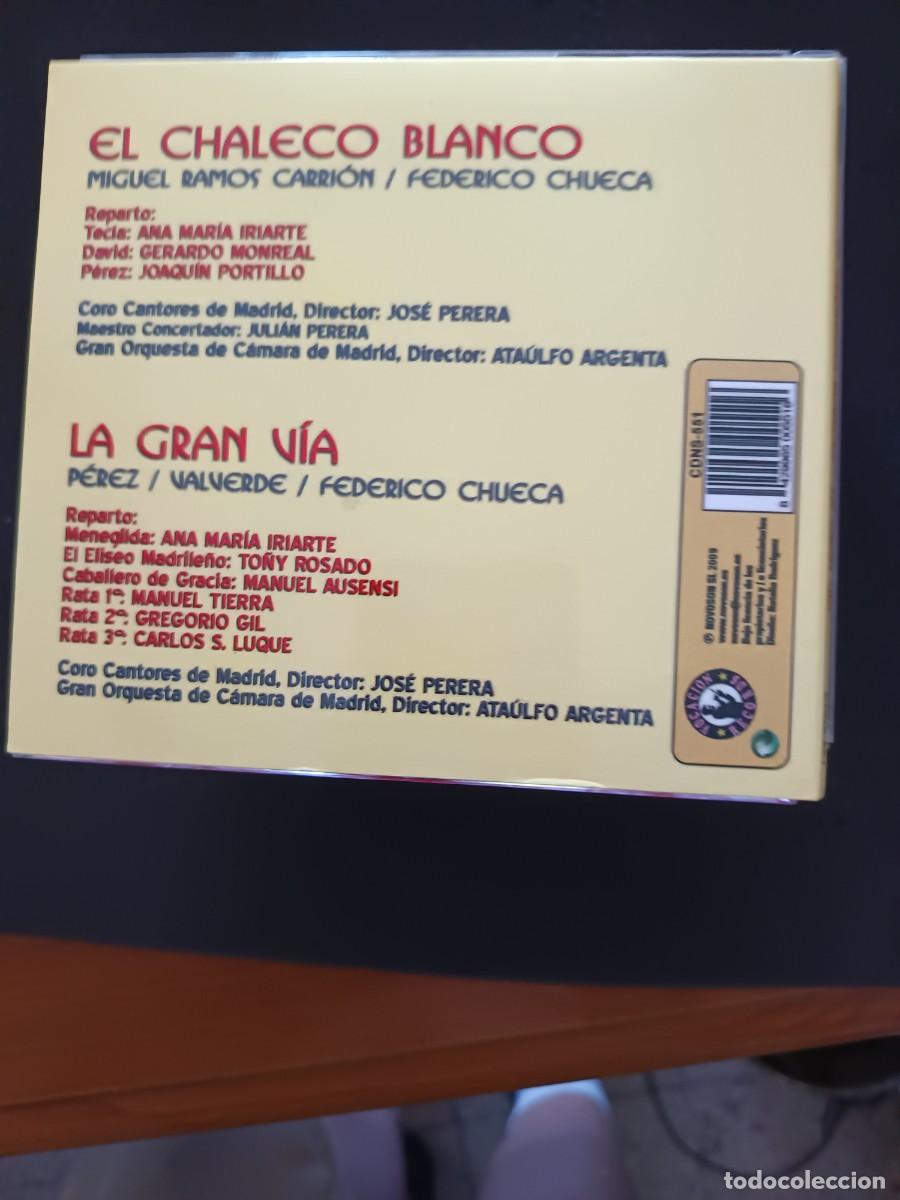 CDs de m&uacute;sica: EL CHALECO BLANCO / LA GRAN V&Iacute;A.- DIR.: ATA&Uacute;LFO ARGENTA - Foto 2