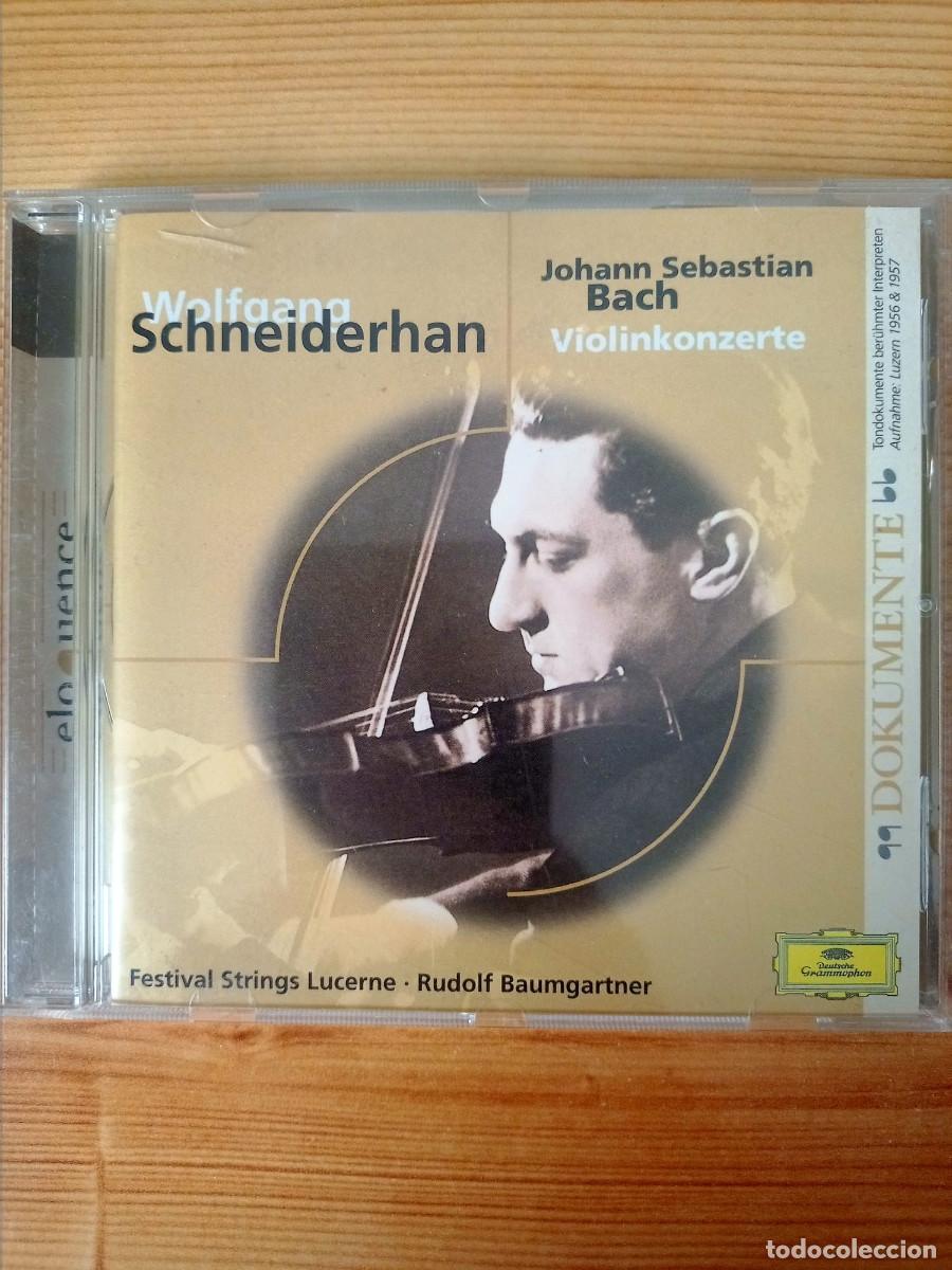 CDs de m&uacute;sica: Bach &ndash; Conciertos para viol&iacute;n &ndash; Wolfgang Schneiderhan &ndash; CD DG Eloquence 476 7619