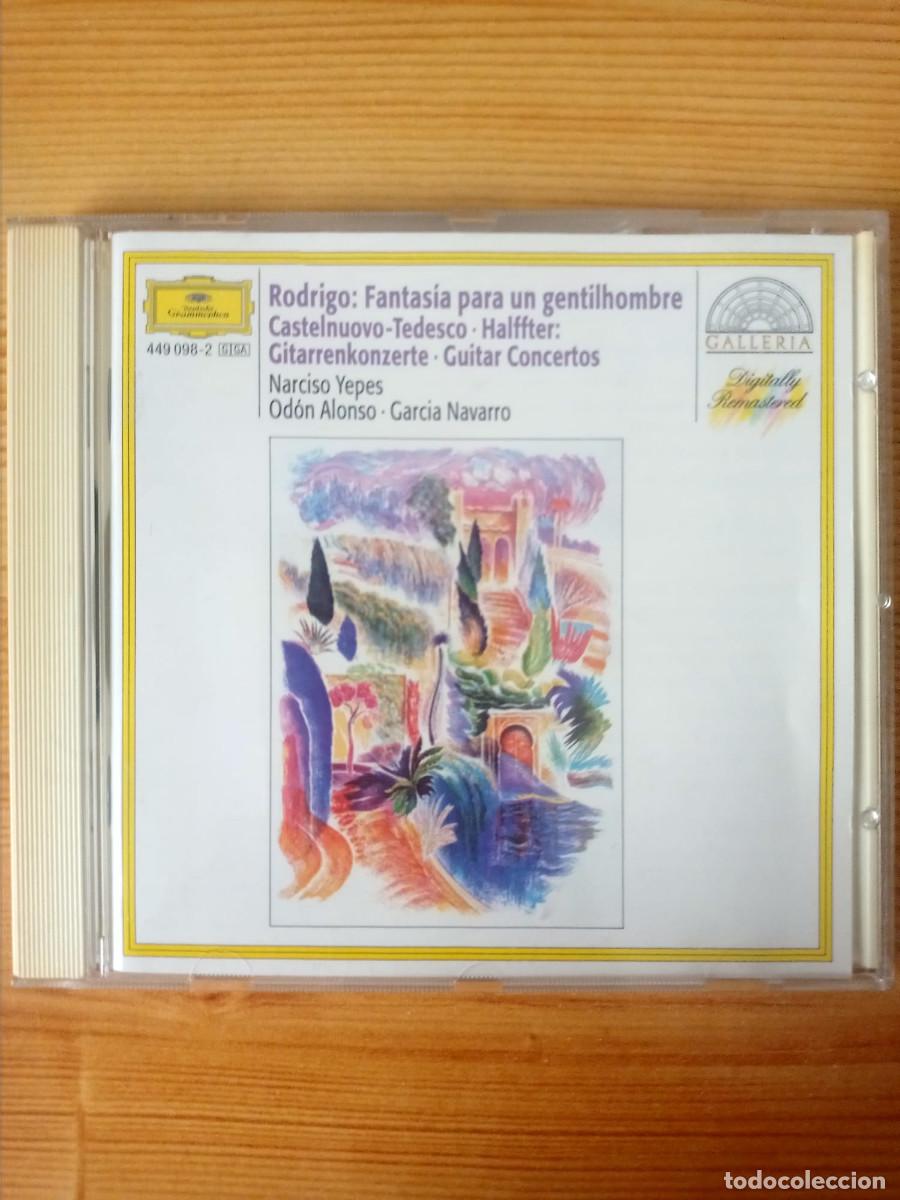CDs de m&uacute;sica: Rodrigo &middot; Castelnuovo-Tedesco &middot; Halffter &ndash; Conciertos para guitarra &ndash; Narciso Yepes &ndash; CD Deutsche Gr