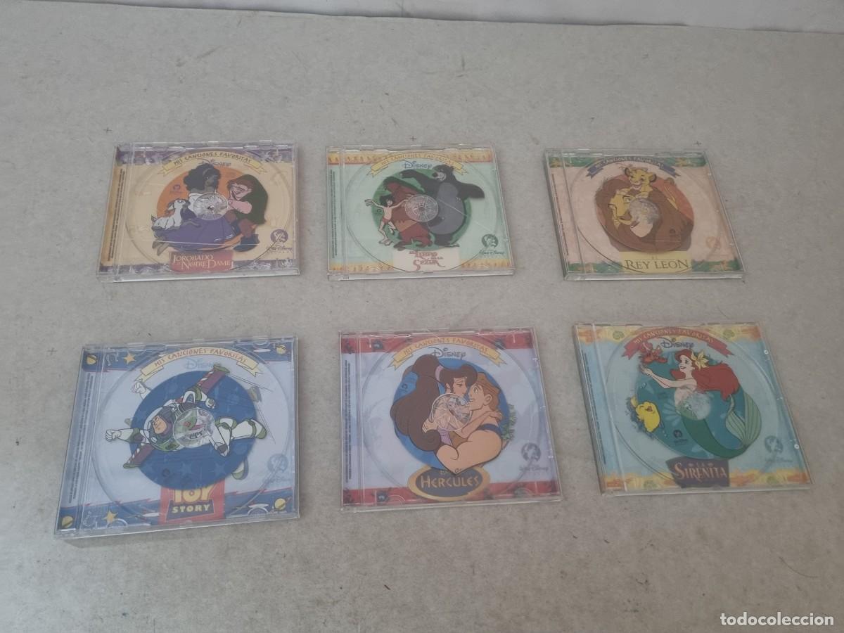 CDs de m&uacute;sica: Lote de 6 CD Mis canciones favoritas de Walt Disney