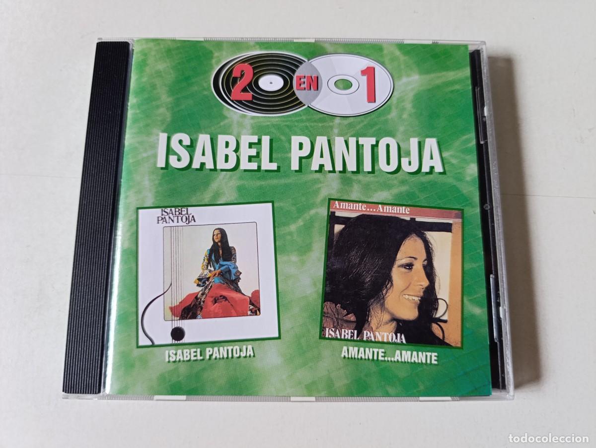 CDs de m&uacute;sica: ISABEL PANTOJA 'Isabel Pantoja / Amante... Amante' CD &Aacute;lbum 1997 2 en 1 incluye su primer disco