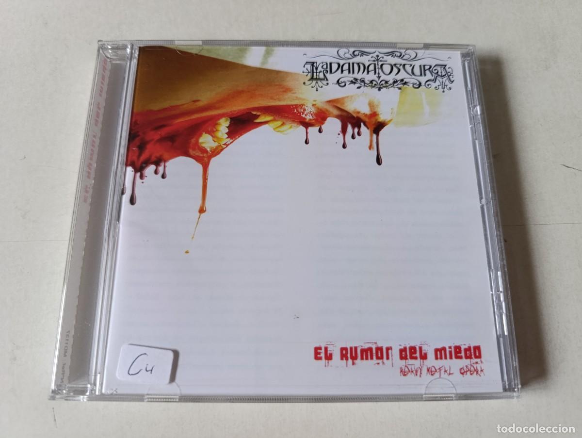 CDs de m&uacute;sica: LA DAMA OSCURA 'El Rumor Del Miedo' CD &Aacute;lbum 2011 Molusco Discos heavy metal Onde Rocks