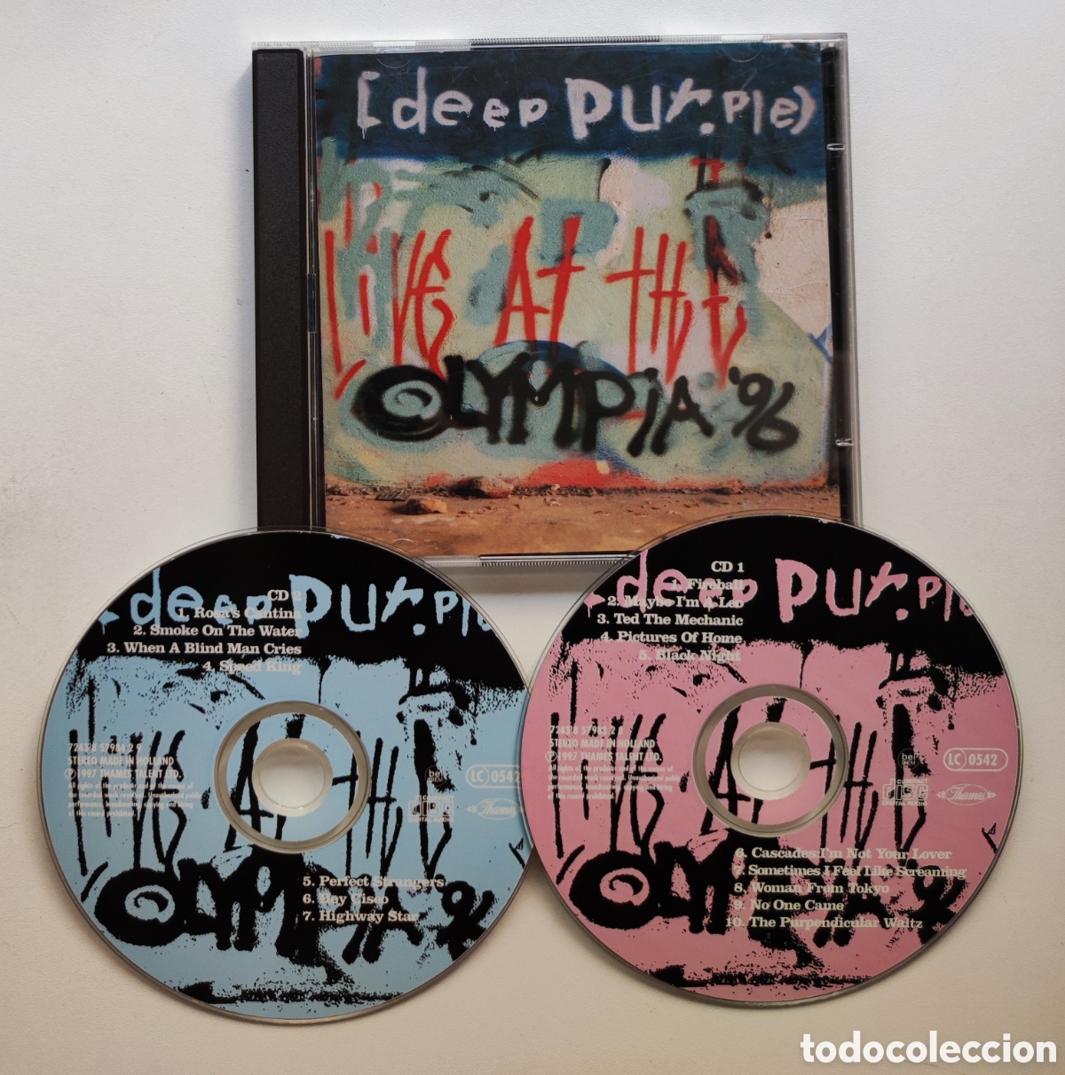 CDs de m&uacute;sica: DOBLE CD - DEEP PURPLE / LIVE AT OLYMPIA '96 - 1997 THAMES TALENT / DISCOS FLAMANTES