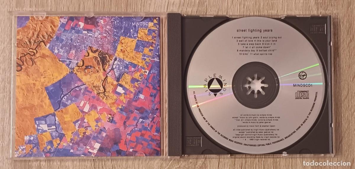 CDs de m&uacute;sica: CD COMPACT DISC SIMPLE MINDS STREET LIGHTING TEARS - Foto 2